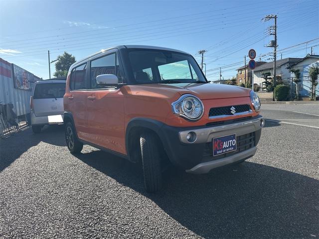 ハスラー Ｘ　エアコン　パワーウインドウ　パワーステアリング　運転席　助手席エアバック　ナビ　ＥＴＣ　衝突被害軽減ブレーキ　運転席シートヒーター　車検２年付き　ホワイト２トーンルーフ（3枚目）