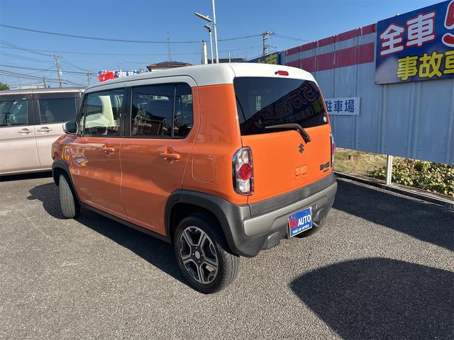 ハスラー Ｘ　エアコン　パワーウインドウ　パワーステアリング　運転席　助手席エアバック　ナビ　ＥＴＣ　衝突被害軽減ブレーキ　運転席シートヒーター　車検２年付き　ホワイト２トーンルーフ（7枚目）