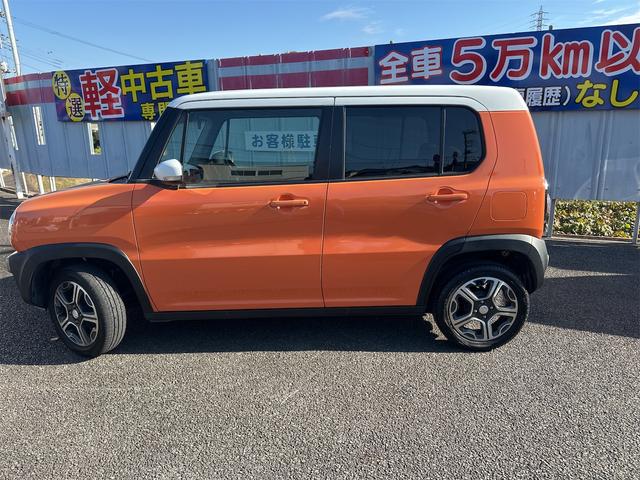 ハスラー Ｘ　エアコン　パワーウインドウ　パワーステアリング　運転席　助手席エアバック　ナビ　ＥＴＣ　衝突被害軽減ブレーキ　運転席シートヒーター　車検２年付き　ホワイト２トーンルーフ（8枚目）