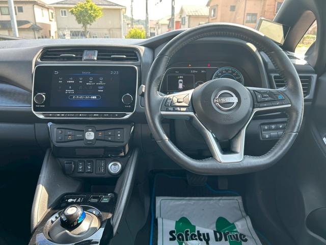 リーフ e+ X 全方位カメラ 純正メーカーナビ ブラインドスポットモニター ETC2.0 ドラレコ レーダー プロパイロット シートヒーター(8枚目)