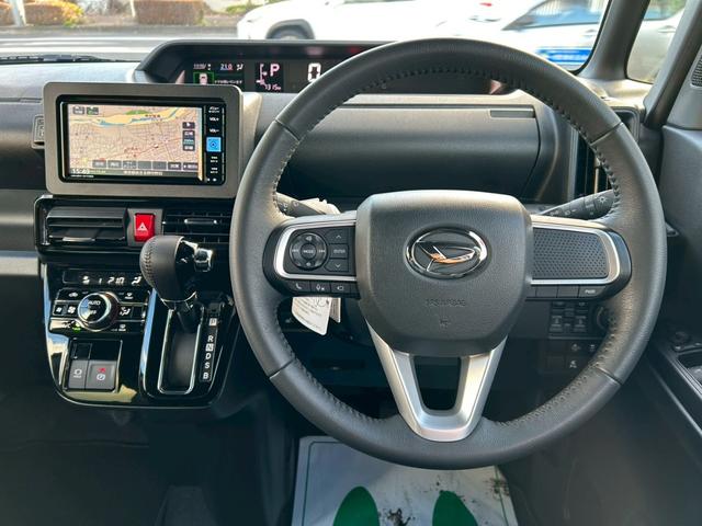 タント カスタムＲＳ　純正ワイドナビ　全方位カメラ　フルセグＴＶ　Ｂｌｕｅｔｏｏｔｈ　　両側電動スライドドア　ミラクルオープンドア　スマアシ　純正ホイール　ＵＳＢ充電ポート　シートヒーター　ハーフレザーシート　ＬＥＤヘッド（9枚目）