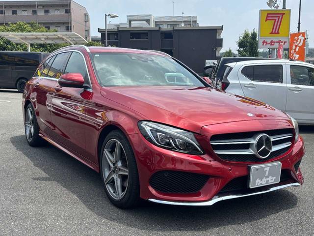 Ｃクラスステーションワゴン Ｃ２００　ステーションワゴン　スポーツ　レーダーセーフティＰＫＧ　ＰＲＥ－ＳＡＦＥブレーキ　ブラインドスポットアシスト　レーンキーピングアシスト　ワンオーナー　パワーバックドア　パーキングアシスト　パワーシート　クルーズコントロール（4枚目）