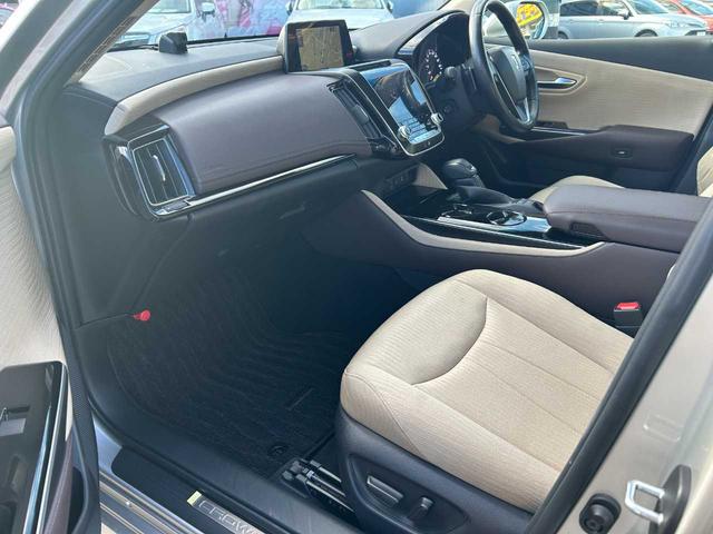 クラウンハイブリッド S セーフティPKGプラス ブラインドスポットモニター カラーヘッドアップディスプレイ パノラミックビューモニター インテリジェントパーキングアシスト2 ワンオーナー レーダークルーズコントロール 禁煙(28枚目)