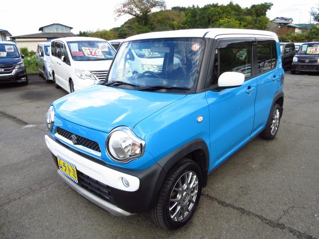 ハスラー G 5速マニュアル CD AUX USB ブルートゥース クスコタワーバー 社外アルミ アイドリングストップ 運転席シートヒーター キーレスキー オートエアコン プライバシーガラス ドアバイザー 保証書(4枚目)