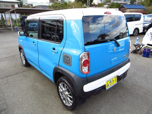 ハスラー G 5速マニュアル CD AUX USB ブルートゥース クスコタワーバー 社外アルミ アイドリングストップ 運転席シートヒーター キーレスキー オートエアコン プライバシーガラス ドアバイザー 保証書(6枚目)