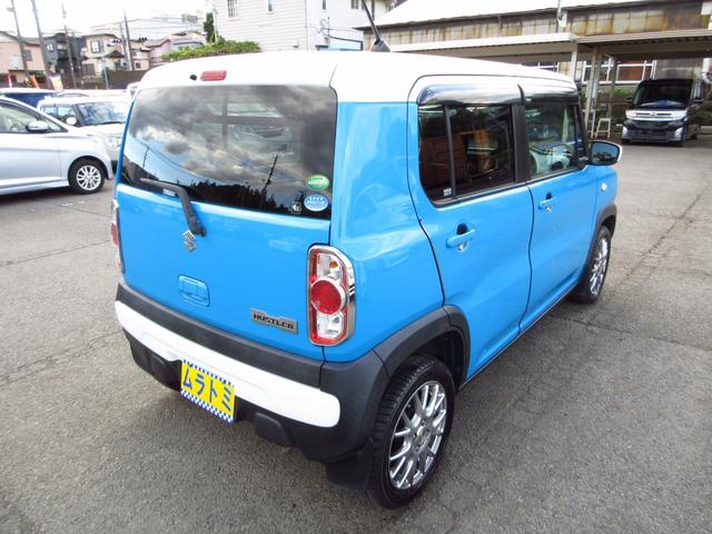 ハスラー G 5速マニュアル CD AUX USB ブルートゥース クスコタワーバー 社外アルミ アイドリングストップ 運転席シートヒーター キーレスキー オートエアコン プライバシーガラス ドアバイザー 保証書(8枚目)