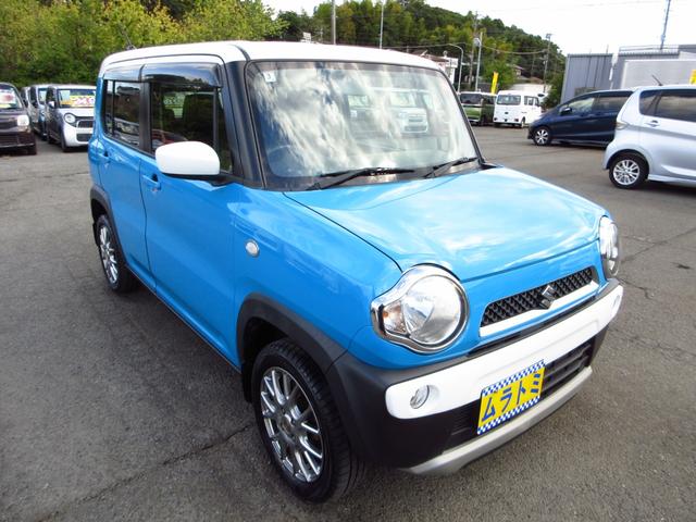 ハスラー G 5速マニュアル CD AUX USB ブルートゥース クスコタワーバー 社外アルミ アイドリングストップ 運転席シートヒーター キーレスキー オートエアコン プライバシーガラス ドアバイザー 保証書(10枚目)