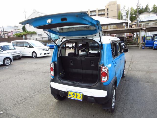 ハスラー G 5速マニュアル CD AUX USB ブルートゥース クスコタワーバー 社外アルミ アイドリングストップ 運転席シートヒーター キーレスキー オートエアコン プライバシーガラス ドアバイザー 保証書(32枚目)