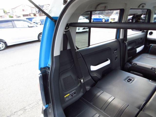 ハスラー G 5速マニュアル CD AUX USB ブルートゥース クスコタワーバー 社外アルミ アイドリングストップ 運転席シートヒーター キーレスキー オートエアコン プライバシーガラス ドアバイザー 保証書(37枚目)