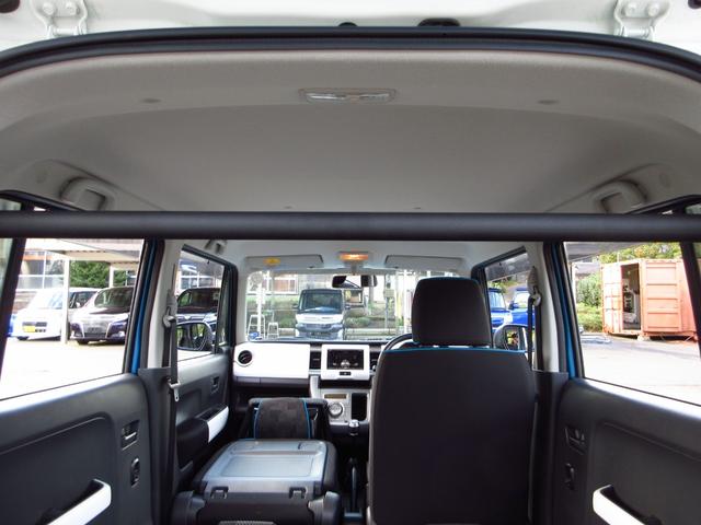 ハスラー G 5速マニュアル CD AUX USB ブルートゥース クスコタワーバー 社外アルミ アイドリングストップ 運転席シートヒーター キーレスキー オートエアコン プライバシーガラス ドアバイザー 保証書(38枚目)