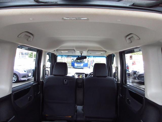 N-BOXカスタム G・ターボパッケージ ターボ ナビ テレビ ETC Bカメラ 両側パワースライドドア クルーズコントロール パドルシフト 革巻きステアリング 純正エアロ 純正アルミ HIDオートライト フォグ スマートキー 保証書(38枚目)