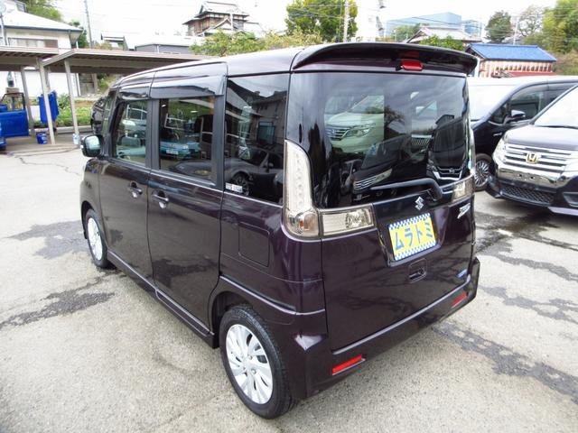 スペーシアカスタム ＧＳターボ　ターボ　ナビ　フルセグ　ブルートゥース　ＥＴＣ　左パワースライドドア　クルーズコントロール　純正エアロ　純正アルミ　ＨＩＤオートライト　フォグ　運転席シートヒーター　アイストップ　パドルシフト（6枚目）