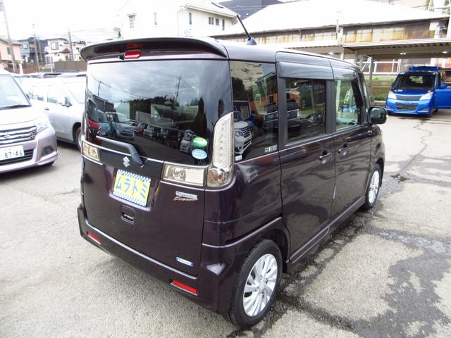 スペーシアカスタム ＧＳターボ　ターボ　ナビ　フルセグ　ブルートゥース　ＥＴＣ　左パワースライドドア　クルーズコントロール　純正エアロ　純正アルミ　ＨＩＤオートライト　フォグ　運転席シートヒーター　アイストップ　パドルシフト（8枚目）