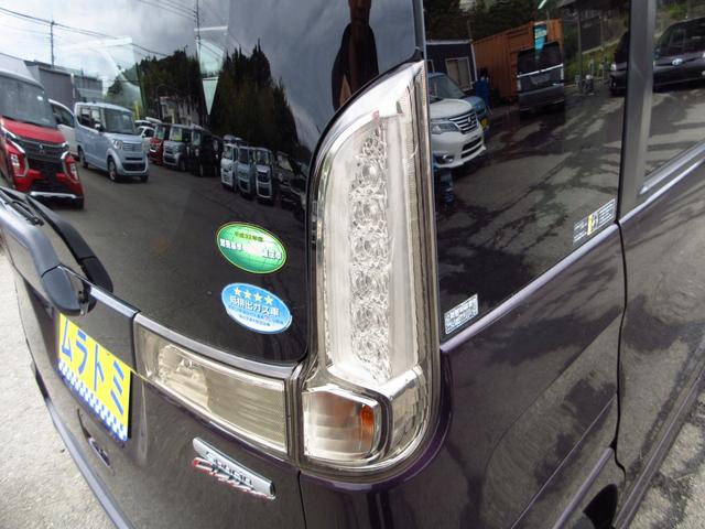 スペーシアカスタム ＧＳターボ　ターボ　ナビ　フルセグ　ブルートゥース　ＥＴＣ　左パワースライドドア　クルーズコントロール　純正エアロ　純正アルミ　ＨＩＤオートライト　フォグ　運転席シートヒーター　アイストップ　パドルシフト（19枚目）