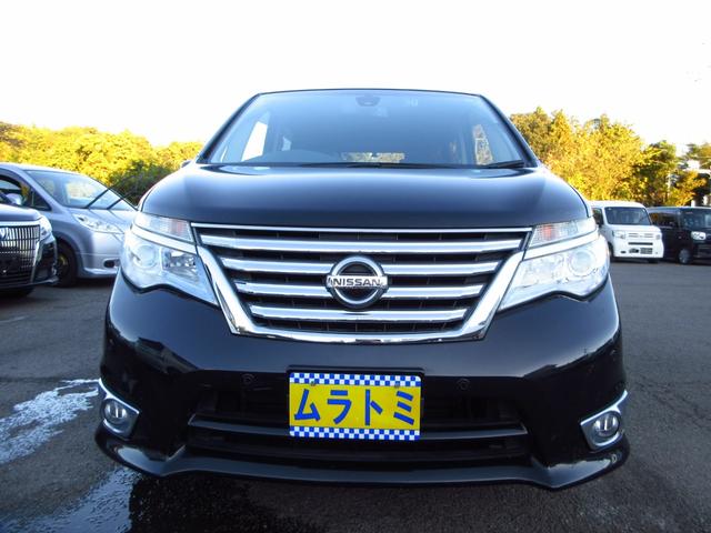 セレナ ハイウェイスター Vセレ+セーフティ SHV Aセフ 後期型 カプロンシート ナビ フルセグ ETC アラウンドビューカメラ 両側パワースライドドア エマージェンシーブレーキ クルーズコントロール 純正エアロ 純正アルミ LEDオートライト フォグ(3枚目)