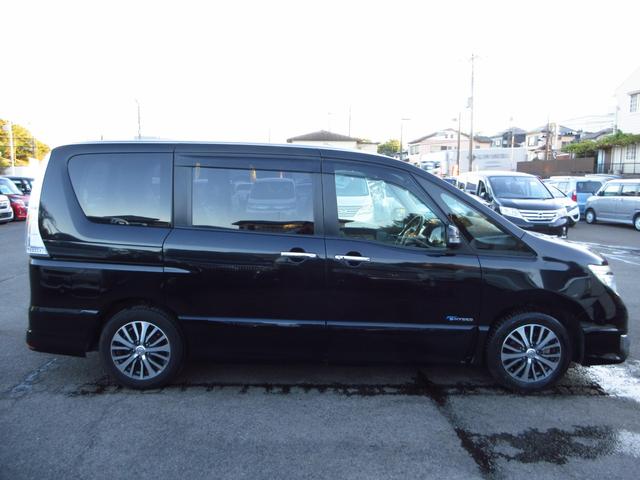 セレナ ハイウェイスター Vセレ+セーフティ SHV Aセフ 後期型 カプロンシート ナビ フルセグ ETC アラウンドビューカメラ 両側パワースライドドア エマージェンシーブレーキ クルーズコントロール 純正エアロ 純正アルミ LEDオートライト フォグ(9枚目)