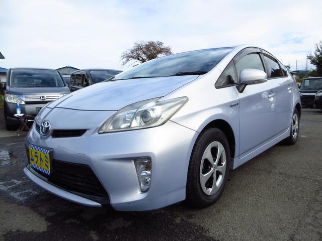 プリウス Ｓ　後期型　ナビ　フルセグ　ＥＴＣ　Ｂカメラ　前後ドライブレコーダー　純正アルミ　ＨＩＤオートライト　リアスモークフィルム　カーテンエアバッグ　トノカバー　ステアリモコン　取説　保証書（4枚目）