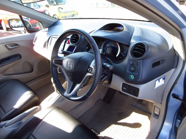 インサイト L ナビ テレビ ETC Bカメラ 前後ドラレコ スマートキー オートエアコン シートカバー フロントソナー 社外アルミ HIDオートライト 革巻きステアリング ECON トノカバー 取説 保証書(23枚目)