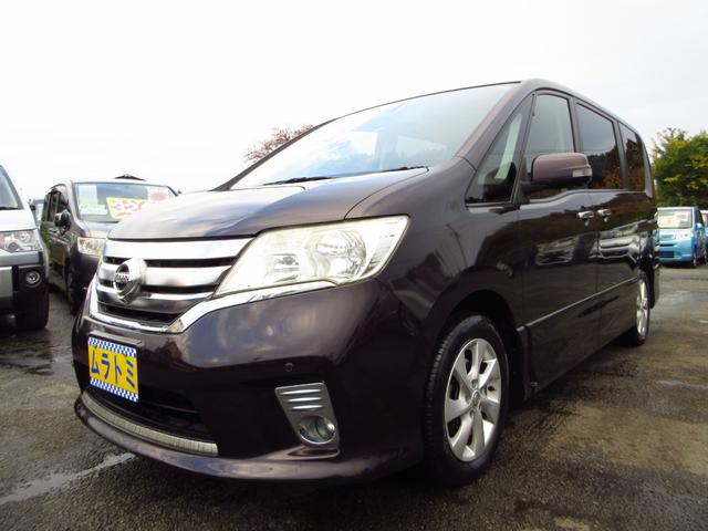 セレナ ハイウェイスター ナビ フルセグ ブルートゥース ETC アラウンドビューカメラ 両側パワースライドドア クルーズコントロール 純正アルミ オートライト フォグ 前後ソナー インテリキー アイストップ リアシェード(4枚目)