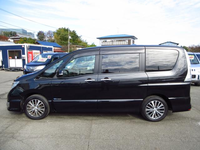 セレナ ハイウェイスターＳ－ＨＶアドバンスドセーフティパック　後期型　大型ナビ　フルセグ　ＥＴＣ　全周囲カメラ　両側パワースライドドア　フリップダウンモニター　純正エアロ　純正アルミ　ＬＥＤオートライト　フォグ　前後ソナー　インテリキー　クルーズコントロール（5枚目）