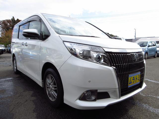 エスクァイア Ｘｉ　雹害車　７人乗り　ナビ　テレビ　ＥＴＣ　Ｂカメラ　フロントドライブレコーダー　左パワースライドドア　ＬＥＤオートライト　フォグ　前後ソナー　社外アルミ　スマートキー　革巻きステアリング　リアシェード（8枚目）