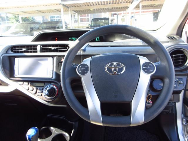 アクア Ｓ　ナビ　テレビ　ＣＤ　ＡＵＸ　ＥＴＣ　Ｂカメラ　オートエアコン　キーレスキー　ステアリモコン　ドアバイザー　プライバシーガラス　スペアキー　取説（37枚目）