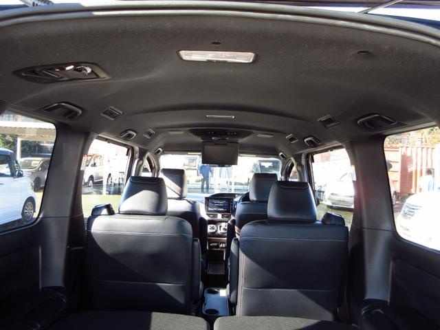 エスクァイア ハイブリッドGi ブラックテーラード 雹害車 7人乗り 大型ナビ フルセグ ETC Bカメラ フリップダウンモニター 両側パワースライドドア 革調シート クルコン ウッドコンビステアリング LEDオートライト フォグ エアロ 純正アルミ(36枚目)