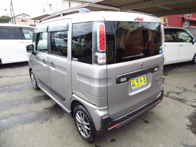 スペーシアギア ハイブリッドＸＺ　４ＷＤ　レンタカーアップ　ナビ　テレビ　ＥＴＣ　全周囲カメラ　両側パワースライドドア　衝突軽減ブレーキ　社外アルミ　ＬＥＤオートライト　フォグ　ルーフレール　リアソナー　革巻きステア　オートエアコン（5枚目）