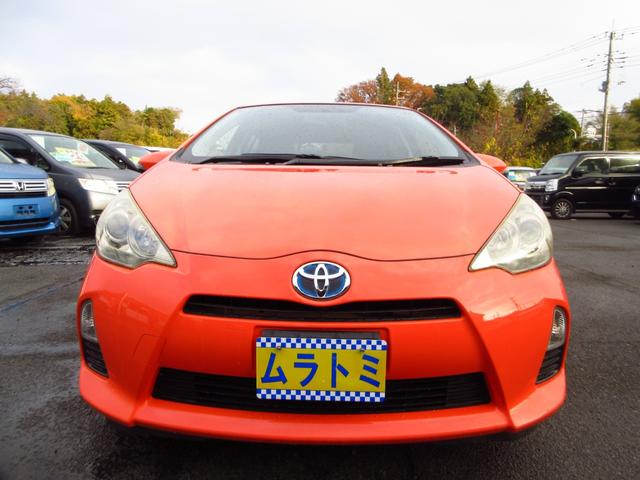 アクア Ｓ　ナビ　フルセグ　ブルートゥース　ＥＴＣ　Ｂカメラ　前後ドラレコ　社外アルミ　リアスポイラー　オートライト　オートエアコン　スマートキー　前席シートヒーター　ナノイー　ドアバイザー　プライバシーガラス（3枚目）