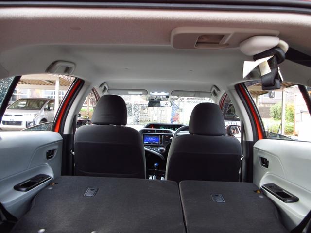 アクア Ｓ　ナビ　フルセグ　ブルートゥース　ＥＴＣ　Ｂカメラ　前後ドラレコ　社外アルミ　リアスポイラー　オートライト　オートエアコン　スマートキー　前席シートヒーター　ナノイー　ドアバイザー　プライバシーガラス（35枚目）