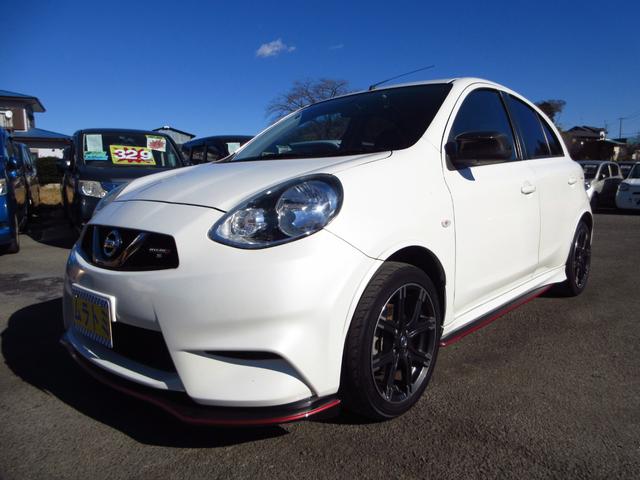 マーチ ニスモ　Ｓ　５速マニュアル　ニスモシート２脚　純正エアロ　純正アルミ　オートライト　インテリキー　社外デッキ　ＣＤ　ＡＵＸ　ＵＳＢ　ＥＴＣ　オートエアコン　オート電格ミラー　プライバシーガラス（17枚目）