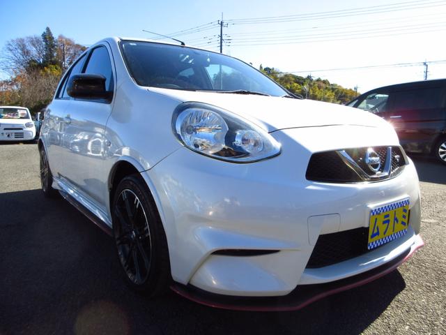 マーチ ニスモ　Ｓ　５速マニュアル　ニスモシート２脚　純正エアロ　純正アルミ　オートライト　インテリキー　社外デッキ　ＣＤ　ＡＵＸ　ＵＳＢ　ＥＴＣ　オートエアコン　オート電格ミラー　プライバシーガラス（20枚目）