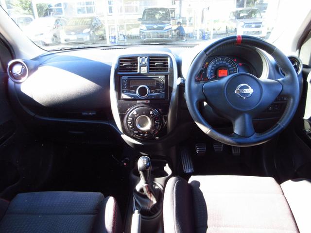 マーチ ニスモ　Ｓ　５速マニュアル　ニスモシート２脚　純正エアロ　純正アルミ　オートライト　インテリキー　社外デッキ　ＣＤ　ＡＵＸ　ＵＳＢ　ＥＴＣ　オートエアコン　オート電格ミラー　プライバシーガラス（45枚目）