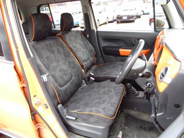 ハスラー Ｇ　５速マニュアル　ツートンカラー　４ＷＤ　社外マフラー　社外アルミ　ＣＤ　ＡＵＸ　ＵＳＢ　ＥＴＣ　前後ドライブレコーダー　アイドリングストップ　キーレスキー　運転席シートヒーター　オートエアコン（14枚目）