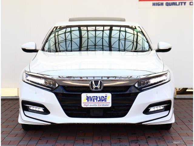 アコード EX モデューロエアロ 本革シート サンルーフ 純正ナビ フルセグTV バックカメラ ETC BSI HUD LEDライト 後席シートヒーター アダプティブクルーズ ワイヤレス充電 コーナーセンサー(54枚目)