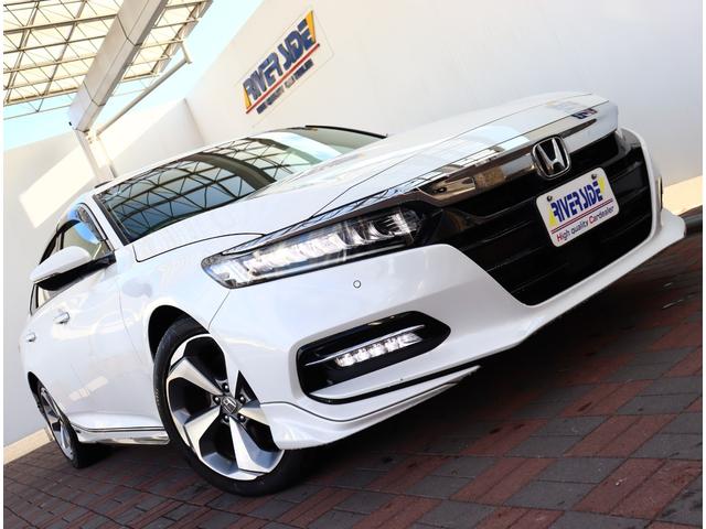 アコード EX モデューロエアロ 本革シート サンルーフ 純正ナビ フルセグTV バックカメラ ETC BSI HUD LEDライト 後席シートヒーター アダプティブクルーズ ワイヤレス充電 コーナーセンサー(55枚目)