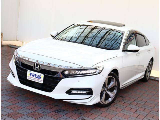 アコード EX モデューロエアロ 本革シート サンルーフ 純正ナビ フルセグTV バックカメラ ETC BSI HUD LEDライト 後席シートヒーター アダプティブクルーズ ワイヤレス充電 コーナーセンサー(56枚目)