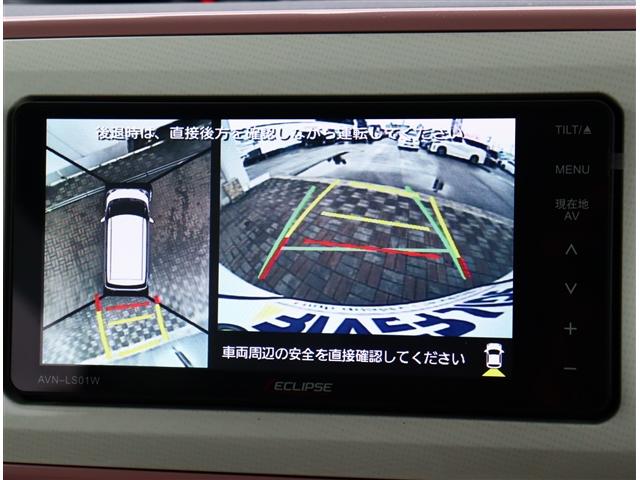 ムーヴキャンバス GメイクアップVS SAIII 禁煙車 衝突被害軽減システム ナビ&TV DVD再生 両側電動スライド(7枚目)