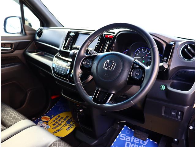 N-WGNカスタム G・ターボパッケージ CTBA 純正メモリーナビ フルセグTV バックカメラ ブルートゥース クルコン ETC スマートキー USB 15AW パドルシフト オートエアコン HID オートライト ハーフレザー サイドSRS(13枚目)