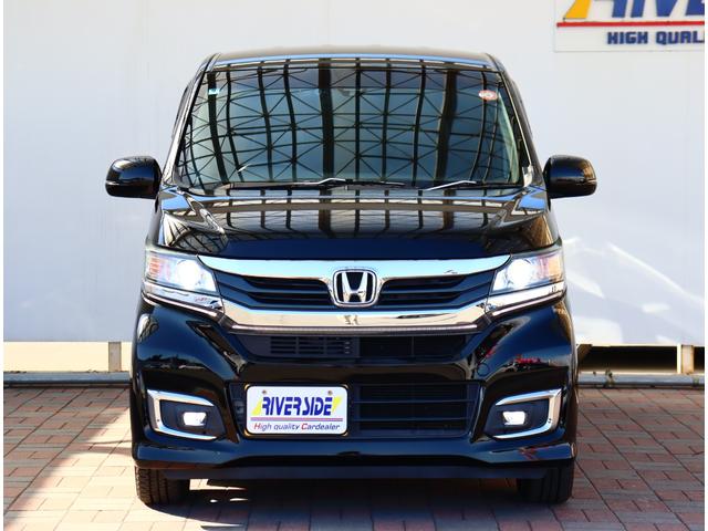 N-WGNカスタム G・ターボパッケージ CTBA 純正メモリーナビ フルセグTV バックカメラ ブルートゥース クルコン ETC スマートキー USB 15AW パドルシフト オートエアコン HID オートライト ハーフレザー サイドSRS(42枚目)