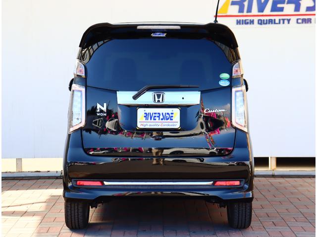 N-WGNカスタム G・ターボパッケージ CTBA 純正メモリーナビ フルセグTV バックカメラ ブルートゥース クルコン ETC スマートキー USB 15AW パドルシフト オートエアコン HID オートライト ハーフレザー サイドSRS(45枚目)