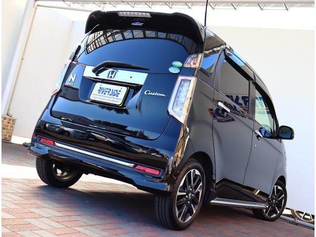 N-WGNカスタム G・ターボパッケージ CTBA 純正メモリーナビ フルセグTV バックカメラ ブルートゥース クルコン ETC スマートキー USB 15AW パドルシフト オートエアコン HID オートライト ハーフレザー サイドSRS(46枚目)