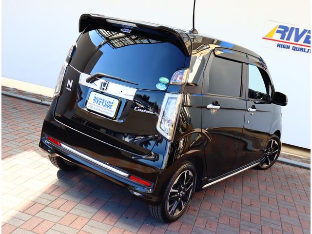 N-WGNカスタム G・ターボパッケージ CTBA 純正メモリーナビ フルセグTV バックカメラ ブルートゥース クルコン ETC スマートキー USB 15AW パドルシフト オートエアコン HID オートライト ハーフレザー サイドSRS(47枚目)