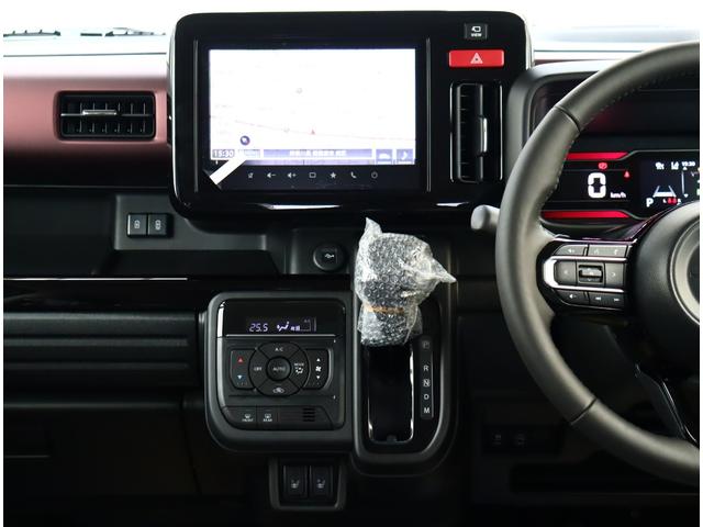スペーシアカスタム ハイブリッドXSターボ 届出済未使用車 全方位カメラ付ナビ フルセグ HUD アダプティブクルーズ スズキセーフティサポート リアサーキュレーター 両電動スライド シートヒーター ステアリングヒーター パドルシフト 禁煙車(23枚目)