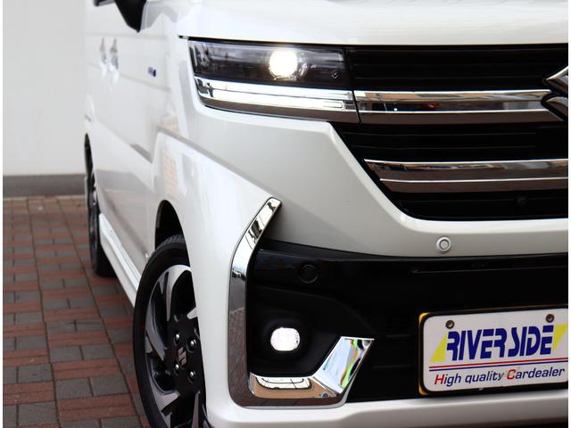 スペーシアカスタム ハイブリッドXSターボ 届出済未使用車 全方位カメラ付ナビ フルセグ HUD アダプティブクルーズ スズキセーフティサポート リアサーキュレーター 両電動スライド シートヒーター ステアリングヒーター パドルシフト 禁煙車(37枚目)