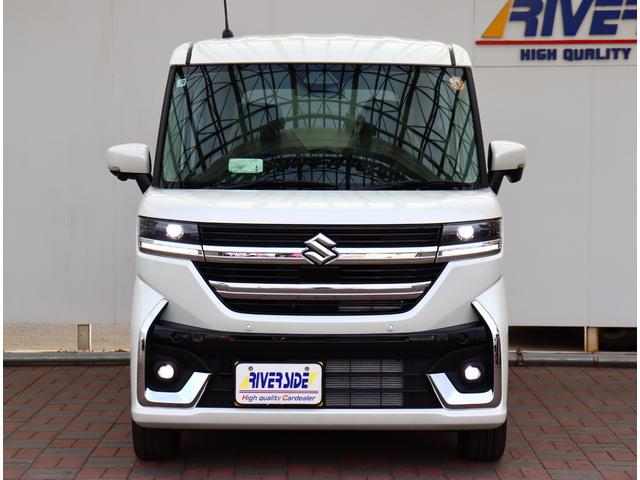 スペーシアカスタム ハイブリッドXSターボ 届出済未使用車 全方位カメラ付ナビ フルセグ HUD アダプティブクルーズ スズキセーフティサポート リアサーキュレーター 両電動スライド シートヒーター ステアリングヒーター パドルシフト 禁煙車(50枚目)