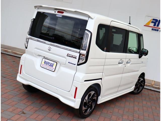 スペーシアカスタム ハイブリッドXSターボ 届出済未使用車 全方位カメラ付ナビ フルセグ HUD アダプティブクルーズ スズキセーフティサポート リアサーキュレーター 両電動スライド シートヒーター ステアリングヒーター パドルシフト 禁煙車(55枚目)