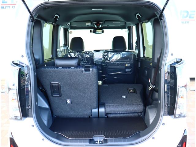 タント カスタムRSリミテッド 届出済未使用車 10インチスタイリッシュナビ パノラマモニター 前後ドライブレコーダー スマートクルーズ コーナーセンサー シートヒーター ETC 両側パワースライドドア LEDライト 15インチAW(45枚目)