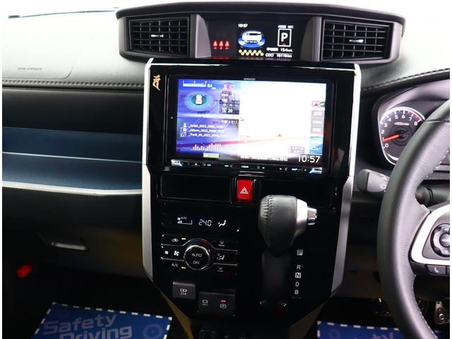 ルーミー カスタムＧ－Ｔ　モデリスタフルエアロ　ケンウッド９型ＳＤナビフルセグ全方位カメラ　スアートアシスト　ＰＣＳ　ＬＤＡ　ＡＨＢ　コーナーセンサー　電動パーキング（9枚目）