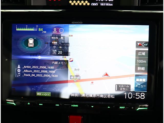 ルーミー カスタムＧ－Ｔ　モデリスタフルエアロ　ケンウッド９型ＳＤナビフルセグ全方位カメラ　スアートアシスト　ＰＣＳ　ＬＤＡ　ＡＨＢ　コーナーセンサー　電動パーキング（11枚目）